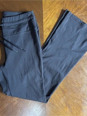 Velocity Brown Performance Jogger Pants with Drawstring
